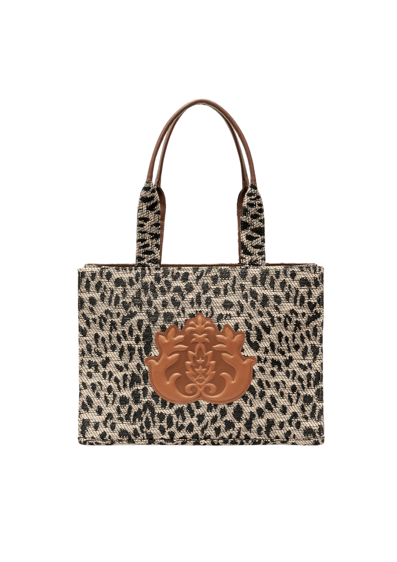 MAXI BOLSA TOTE LEOPARDO