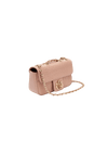 MINI BOLSA BAGUETE EM COURO NATURAL