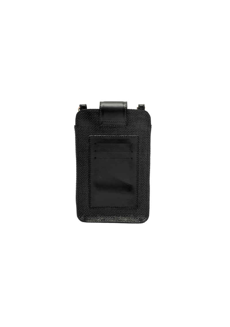 BOLSA PORTA CELULAR TIRACOLO EM PALHA