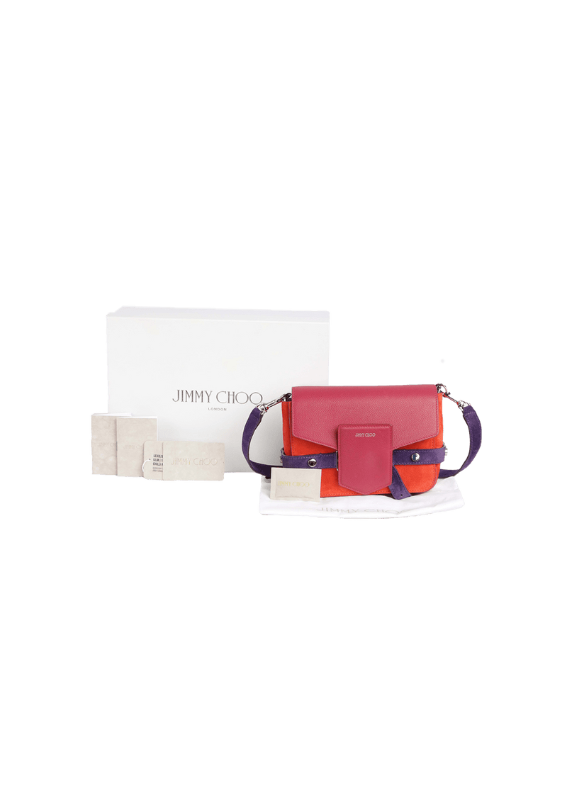 BOLSA JIMMY CHOO LEXIE BAG VERMELHO ORIGINAL Gringa