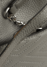 LEATHER CHAIN-LINK BAG