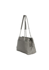 LEATHER CHAIN-LINK BAG