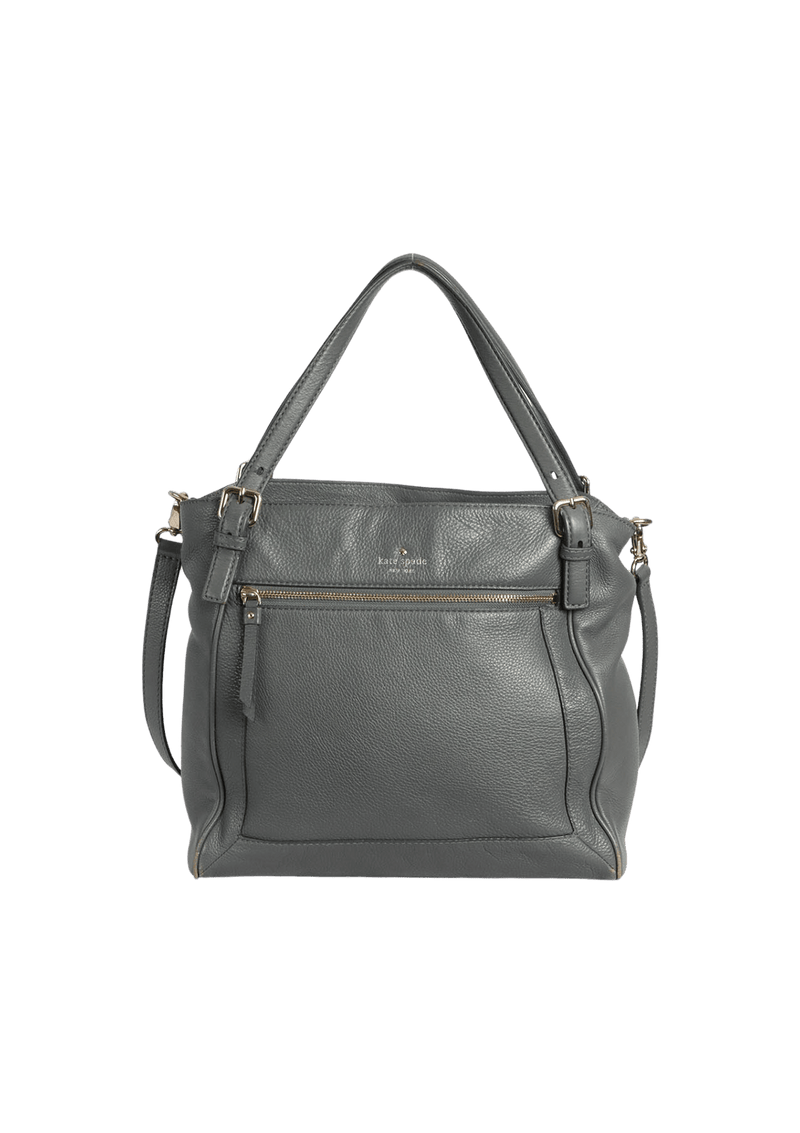 LEATHER SATCHEL BAG