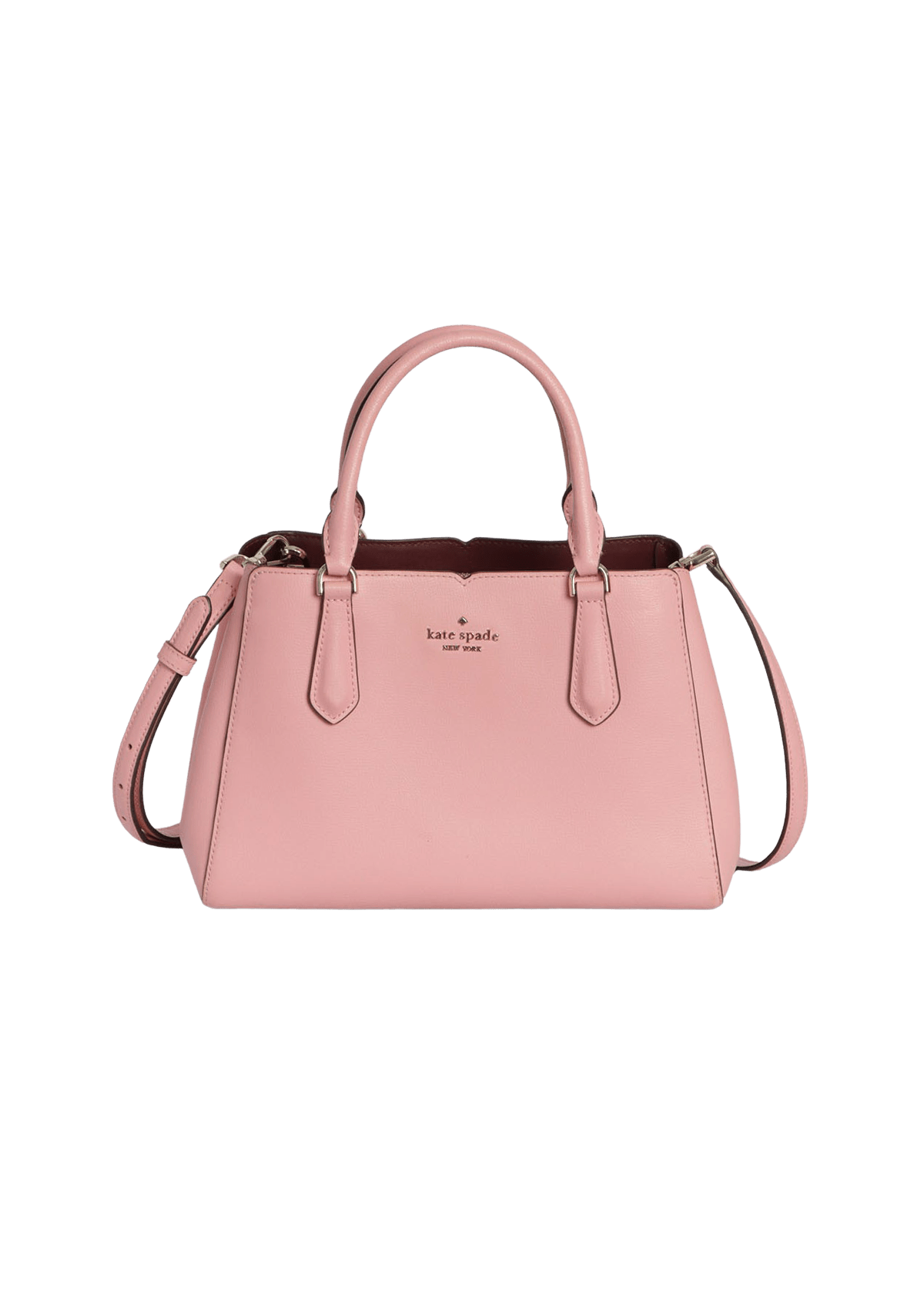 BOLSA KATE SPADE LEATHER SATCHEL BAG ROSA ORIGINAL – Gringa