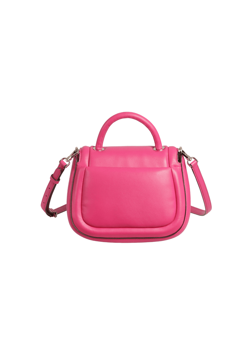 PUFFY TOP SATCHEL BAG