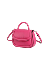 PUFFY TOP SATCHEL BAG