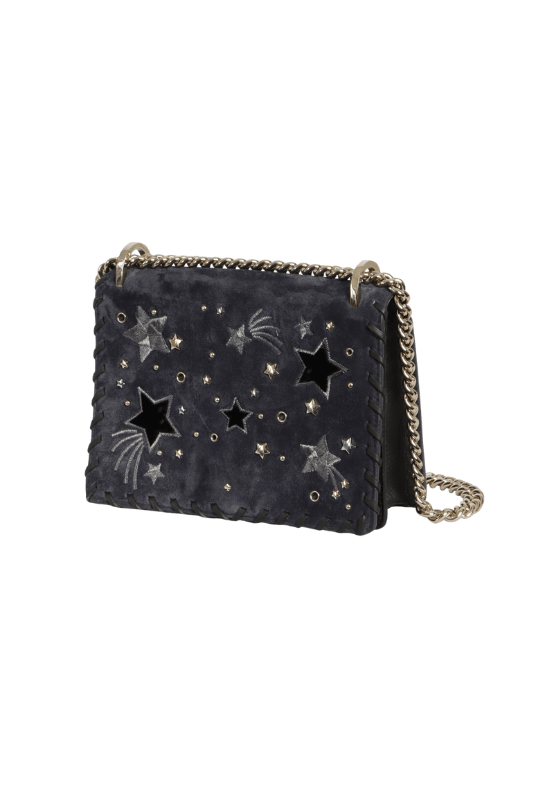 SUEDE DANIELS DRIVE STAR MARCI SHOULDER BAG