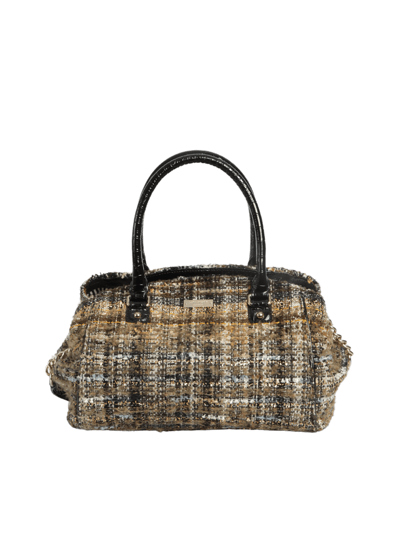 TWEED SATCHEL BAG