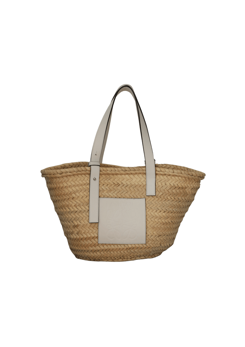 RAFFIA BASKET BAG