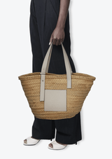 RAFFIA BASKET BAG