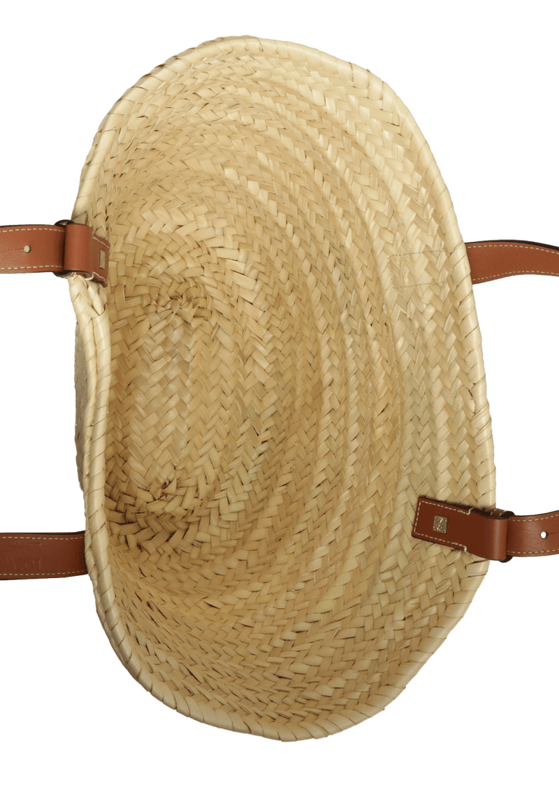 RAFFIA BASKET BAG