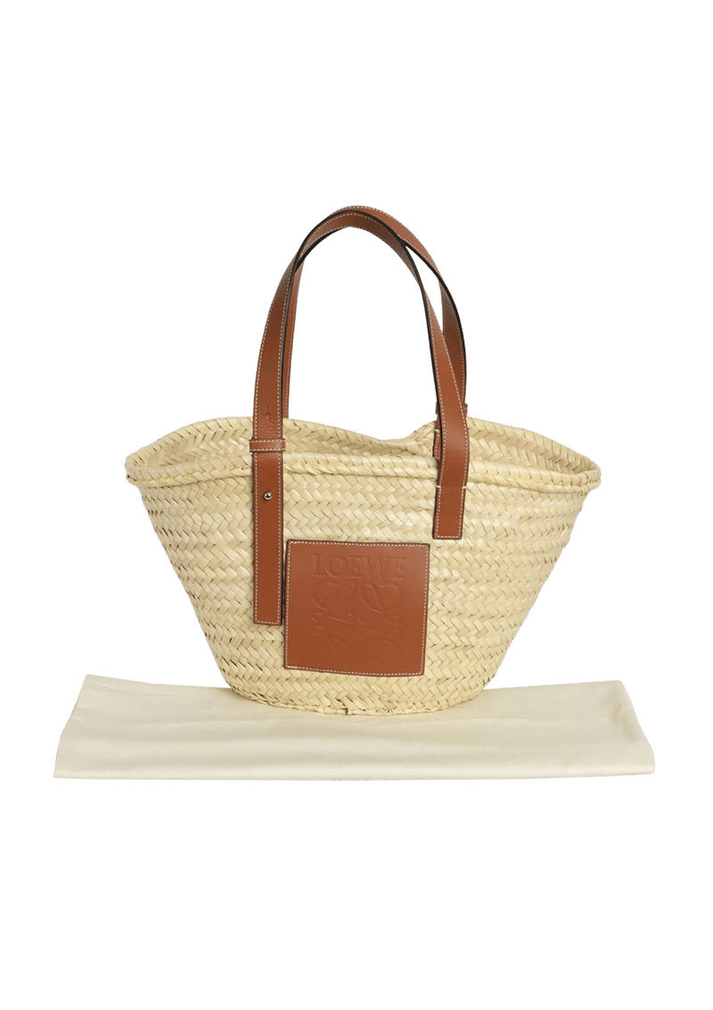 RAFFIA BASKET BAG