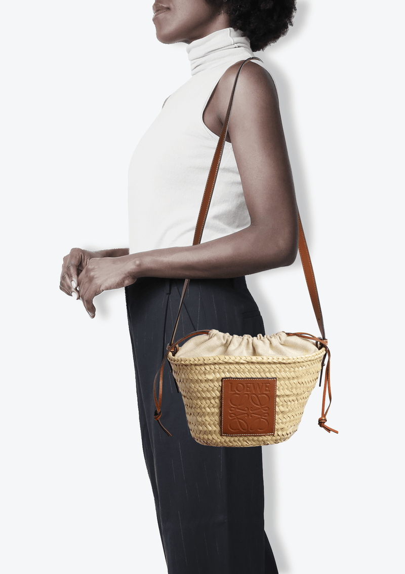 RAFFIA BASKET BAG