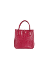 EMBOSSED LEATHER TOTE
