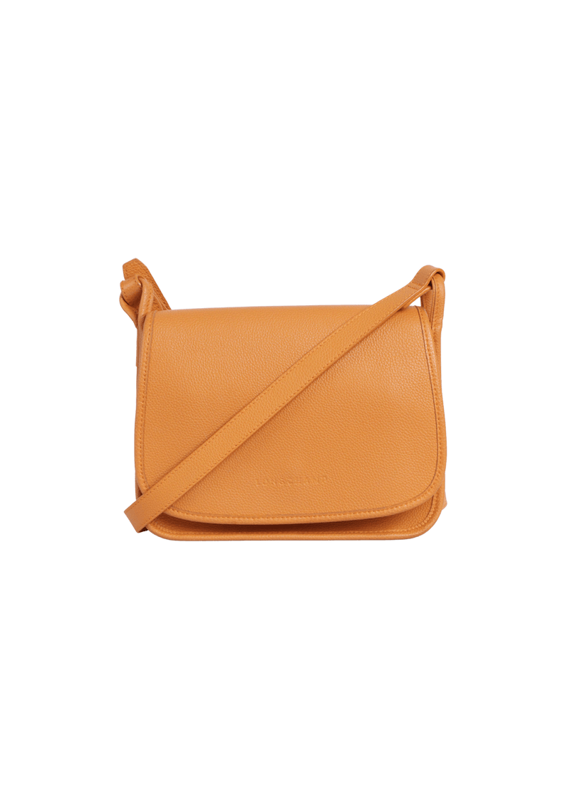 LEATHER FLAP BAG