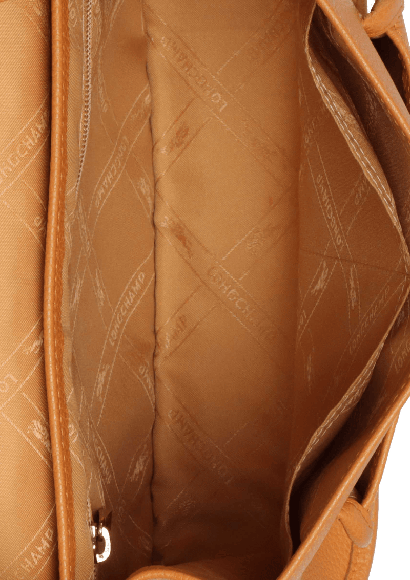 LEATHER FLAP BAG