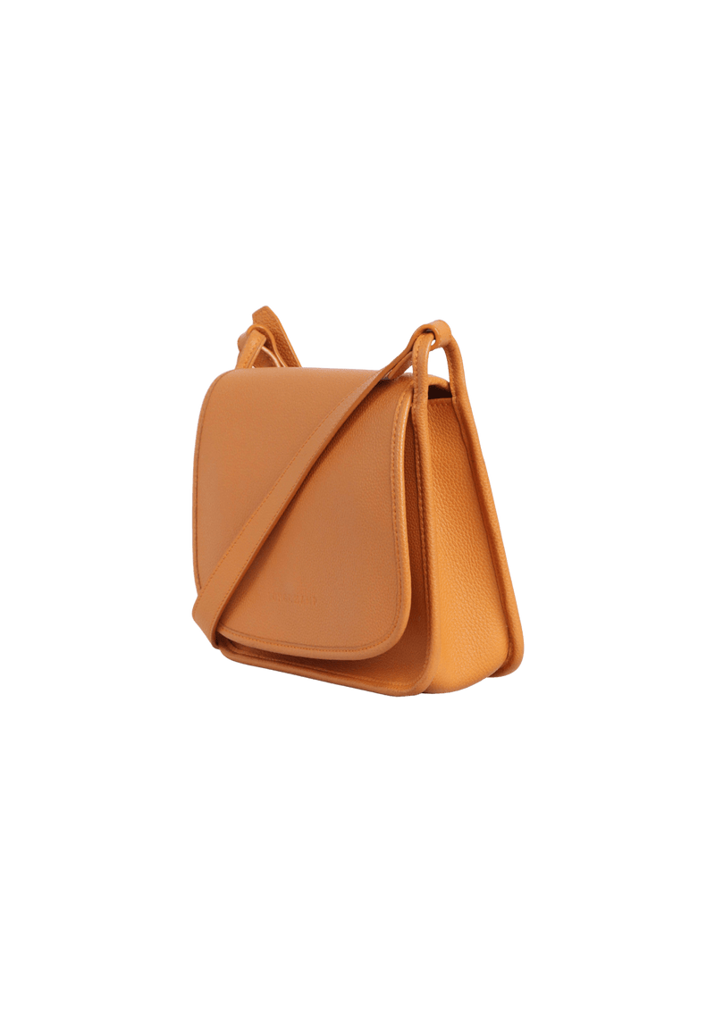 LEATHER FLAP BAG