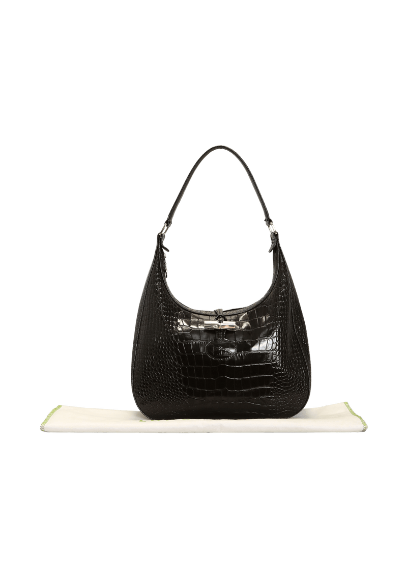 ROSEAU EMBOSSED HOBO BAG