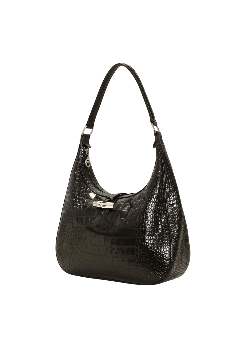 ROSEAU EMBOSSED HOBO BAG