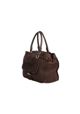 SUEDE TOTE BAG