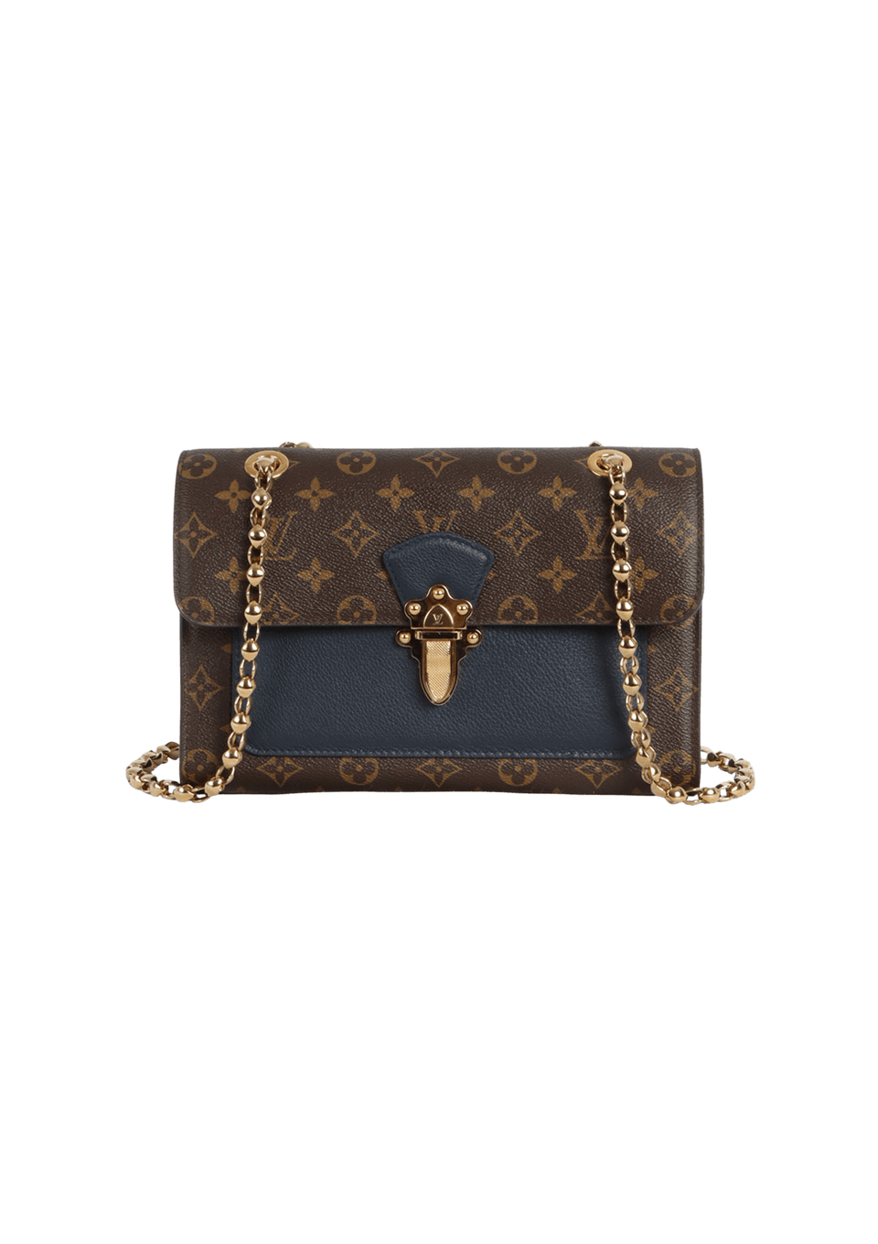 BOLSA LOUI VUITTON MONOGRAM VICTOIRE CHAIN BAG MARROM ORIGINAL