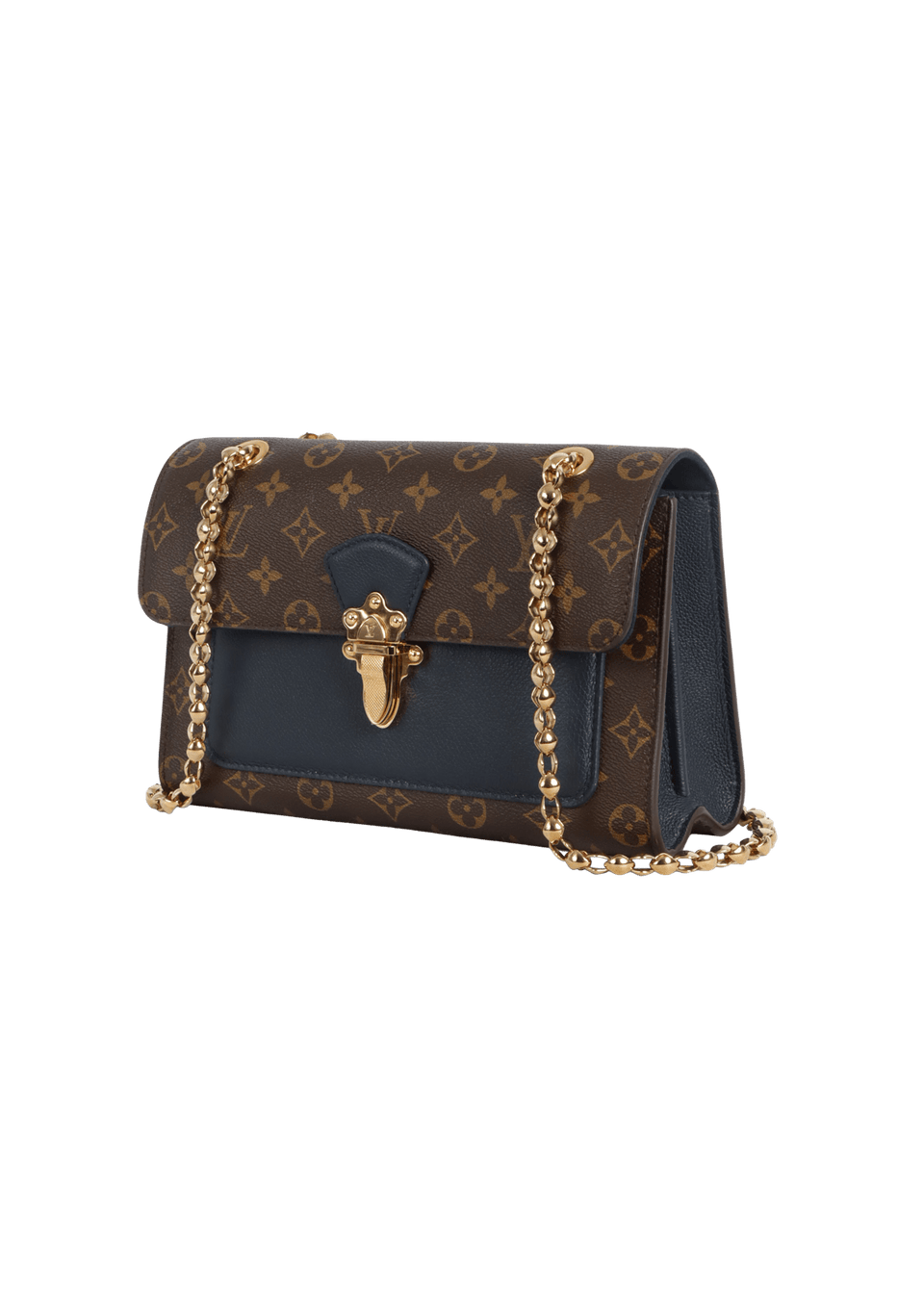 BOLSA LOUI VUITTON MONOGRAM VICTOIRE CHAIN BAG MARROM ORIGINAL