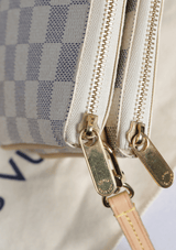 DAMIER AZUR DOUBLE ZIP POCHETTE