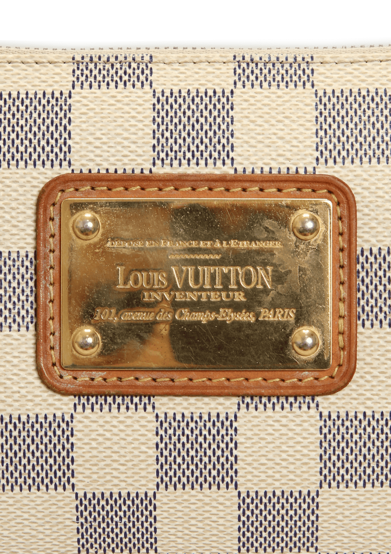 Bolsa Louis Vuitton Damier Azur Eva Branco – Gringa