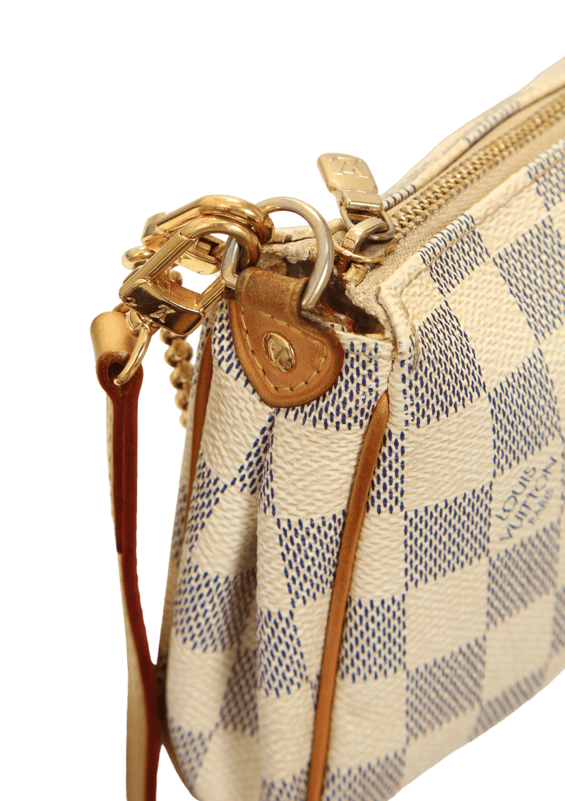 Bolsa Louis Vuitton Damier Azur Eva Branco – Gringa