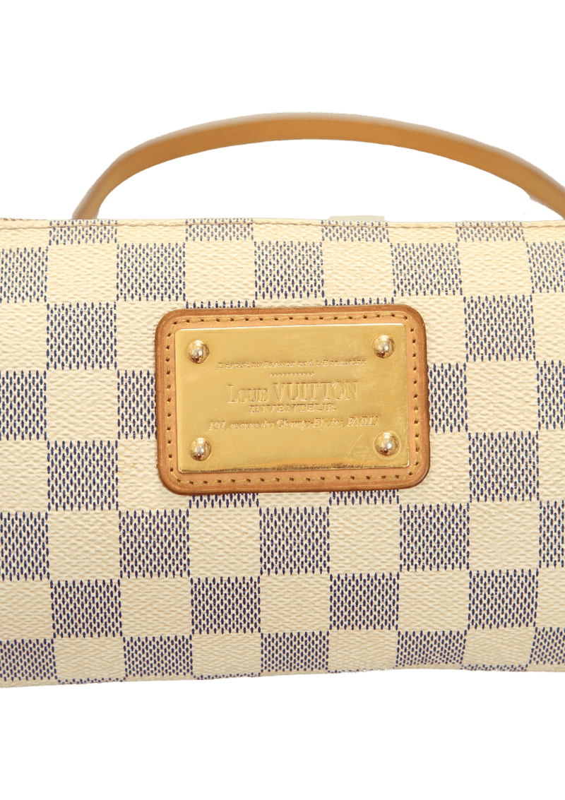 Bolsa Louis Vuitton Damier Azur Eva Branco – Gringa