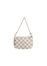 DAMIER AZUR POCHETTE ACCESSOIRES MINI