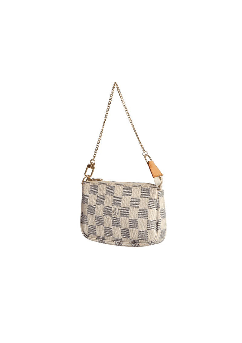 DAMIER AZUR POCHETTE ACCESSOIRES MINI