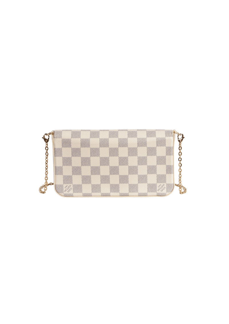 DAMIER AZUR POCHETTE FÉLICIE