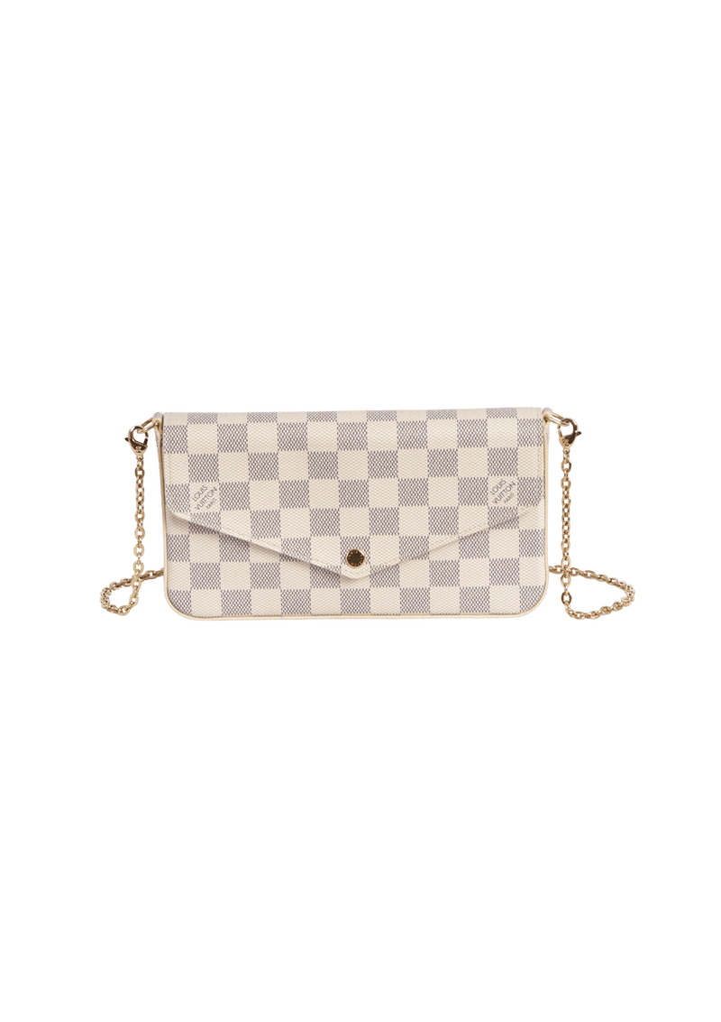 DAMIER AZUR POCHETTE FÉLICIE