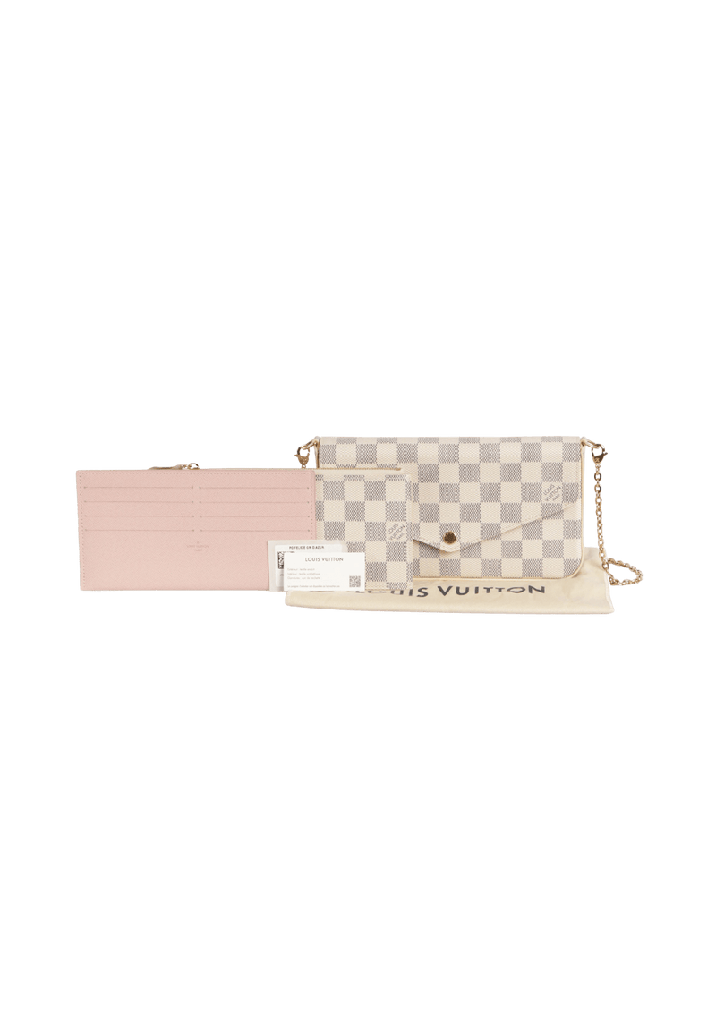 DAMIER AZUR POCHETTE FÉLICIE