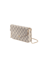 DAMIER AZUR POCHETTE FÉLICIE