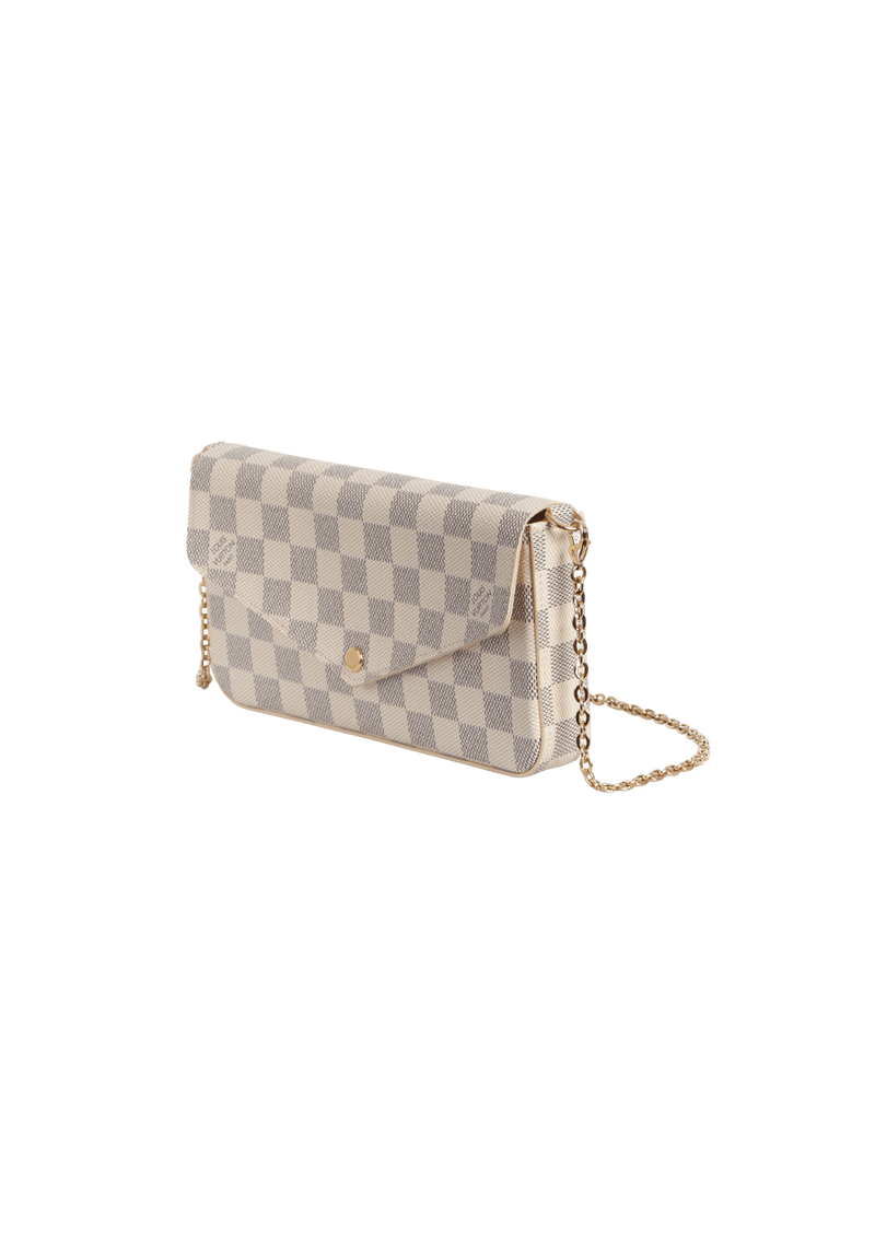 DAMIER AZUR POCHETTE FÉLICIE