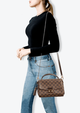 DAMIER ÉBÈNE CROISETTE BAG