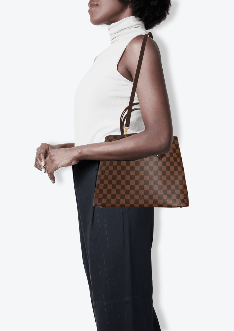 DAMIER ÉBÈNE KENSINGTON V TOTE