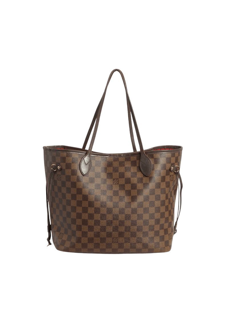 DAMIER ÉBÈNE NEVERFULL MM W/ POUCH