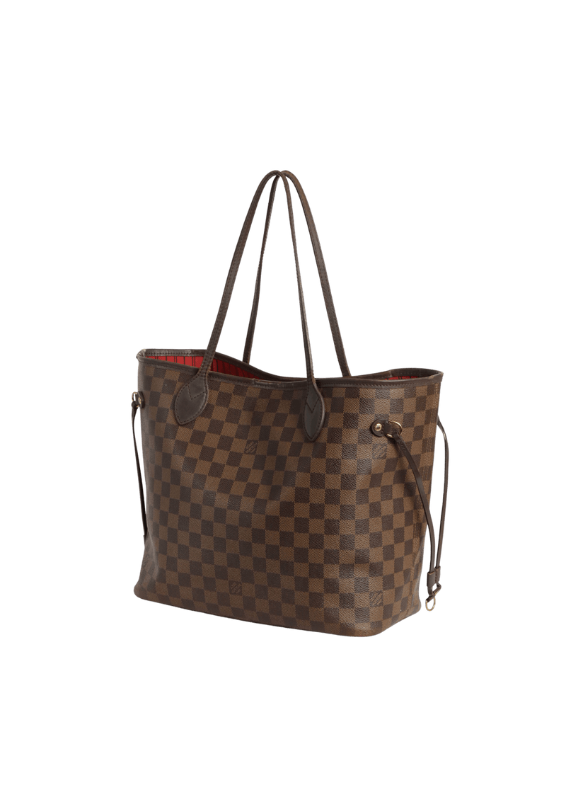 DAMIER ÉBÈNE NEVERFULL MM W/ POUCH