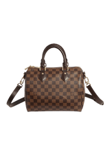 DAMIER ÉBÈNE SPEEDY 25 BANDOULIÈRE