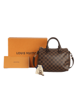 DAMIER ÉBÈNE SPEEDY 25 BANDOULIÈRE