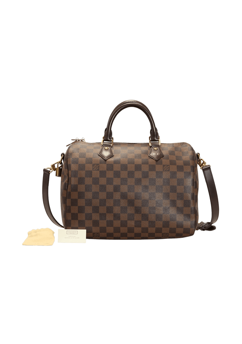 DAMIER ÉBÈNE SPEEDY 30 BANDOULIÈRE