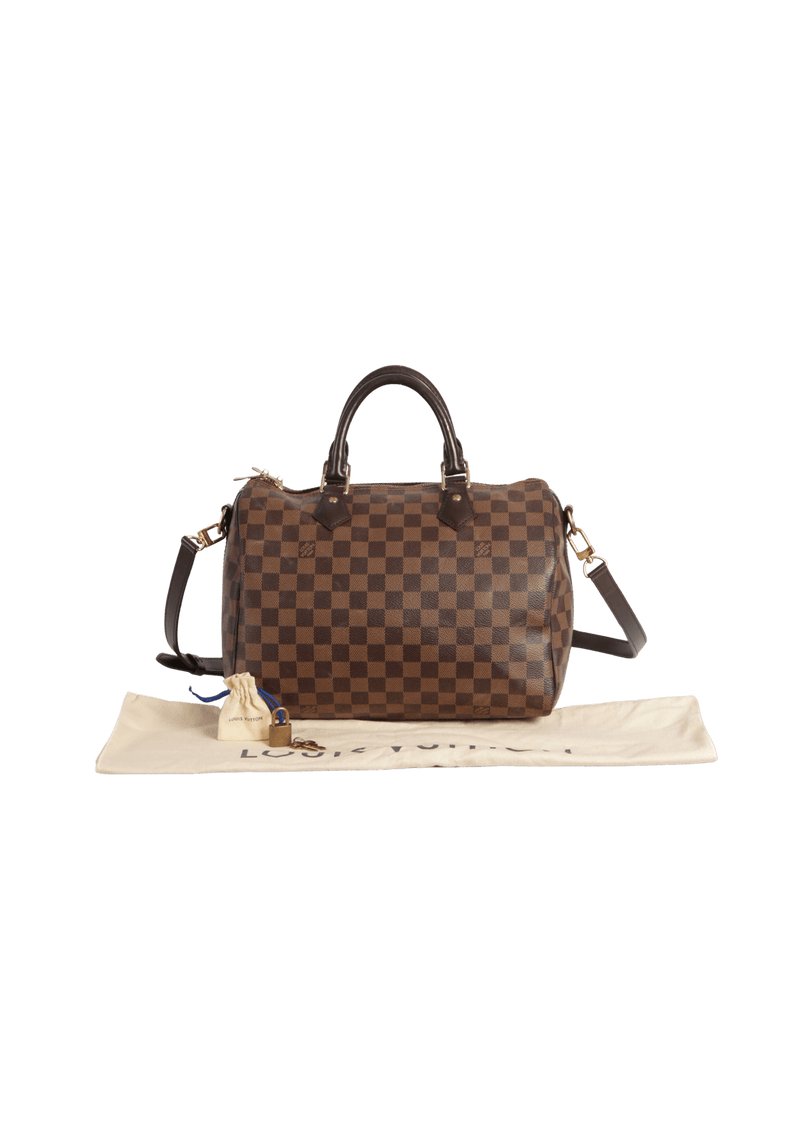 DAMIER ÉBÈNE SPEEDY 30 BANDOULIÈRE