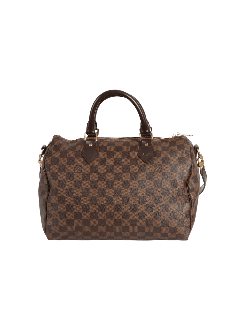 DAMIER ÉBÈNE SPEEDY 30 BANDOULIÈRE