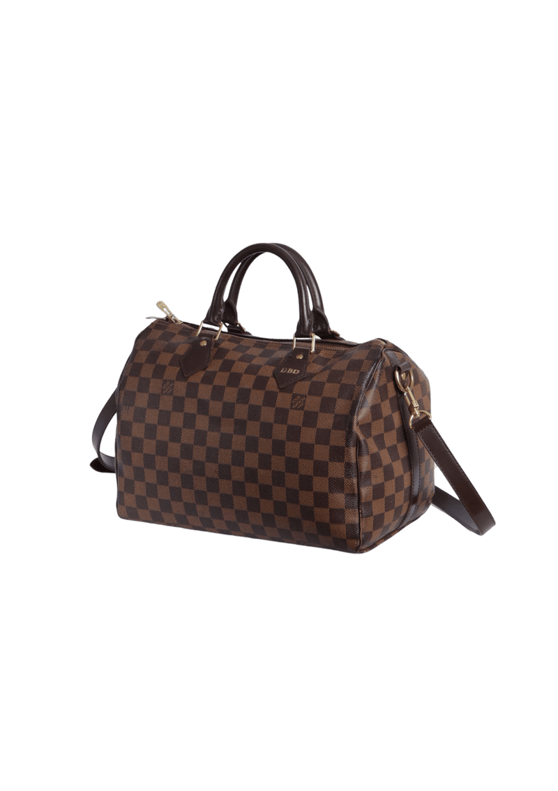 DAMIER ÉBÈNE SPEEDY 30 BANDOULIÈRE