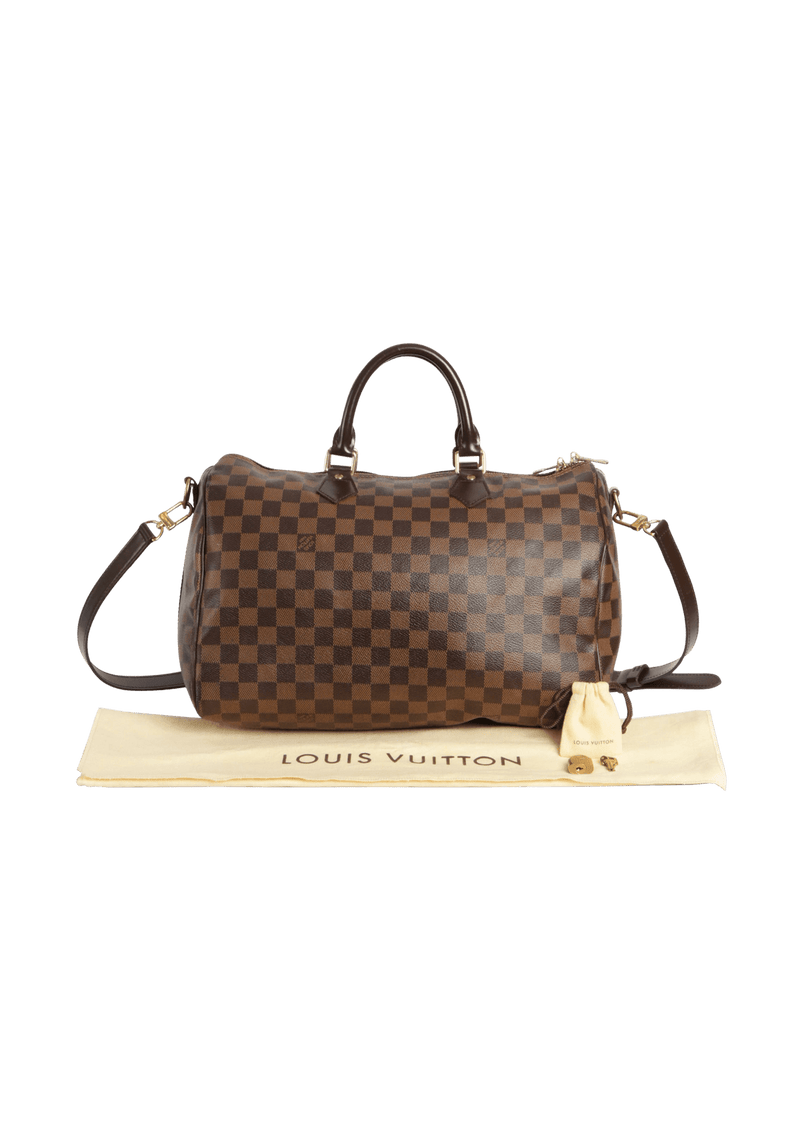 DAMIER ÉBÈNE SPEEDY 35 BANDOULIÈRE