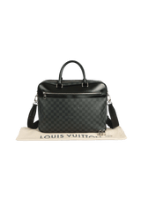 DAMIER GRAPHITE OVERNIGHT BRIEFCASE