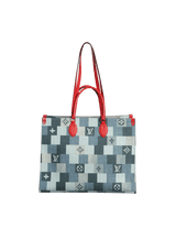 DAMIER PATCHWORK DENIM ONTHEGO TOTE